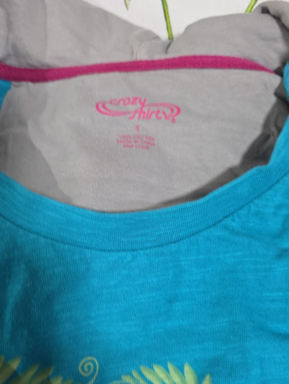 Crazy Shirts Women's Turquoise Long Sleeve Tee